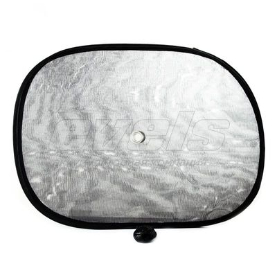 Шторка солнцезащитная "Nova Bright" на присосках, для боковых стекол (2шт) черная  44х32см — основное фото