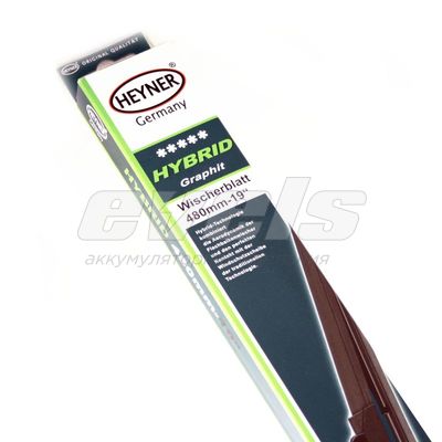 Щетка стеклоочистителя гибридно-бескаркасная "HEYNER" "HYBRID" 480мм-19" 1шт — фото №2